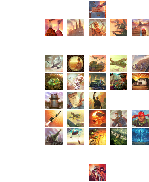 War strategy game special cards